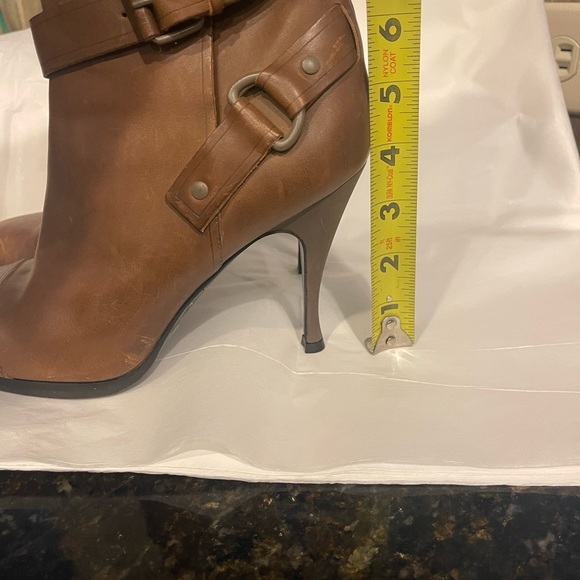 Balenciaga Brown Buckle Bootie Boots 38 - Picture 6 of 6